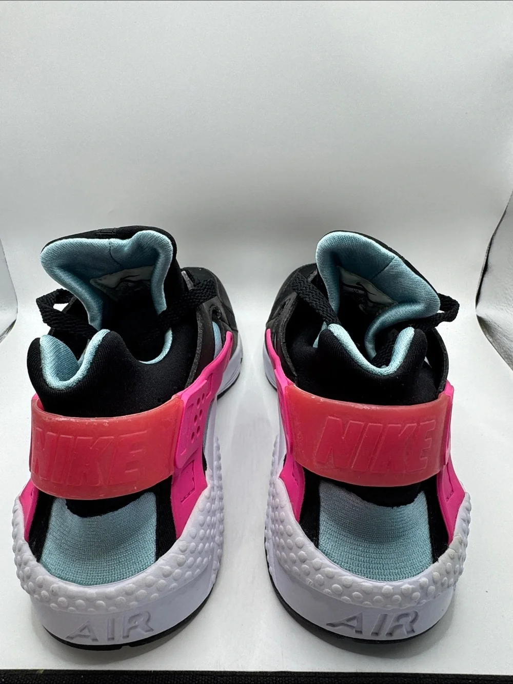 Nike Black and Teal Athletic Sneakers
